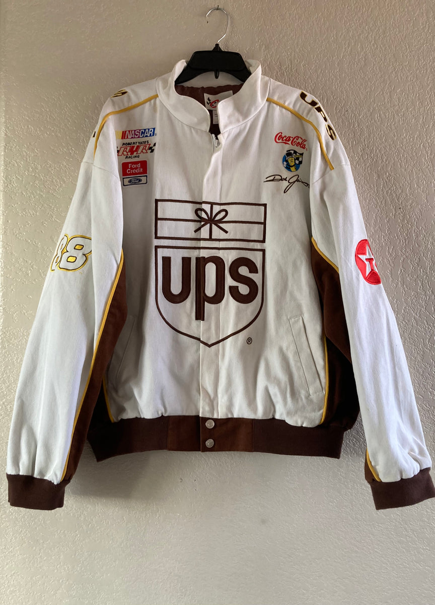 NASCAR Chase Authentics hotsell Dale Jarrett UPS Suede Leather Jacket