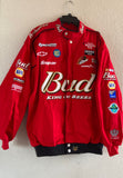 NASCAR Chase Authentics Drivers Line Dale Earnhardt Bud Jacket Size XL