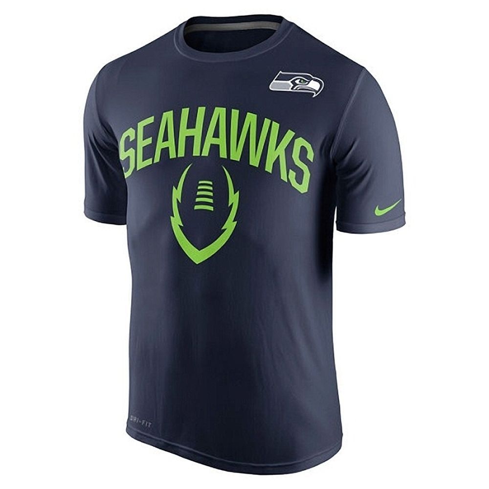 NFL Seattle Seahawks Nike Blue Legend Icon Performance Tee Shirt Size –  Team MVP Sports