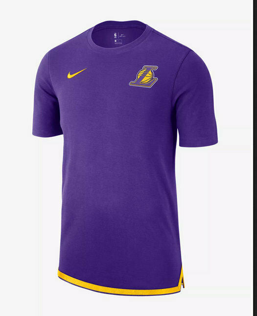 Los Angeles Lakers Nike Men's Purple Long Sleeve NBA Top 929225