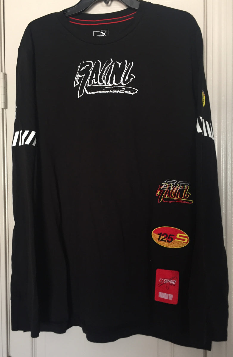 Puma Ferrari Long Sleeve Street Tee Shirt Puma Black Size L – Team MVP  Sports