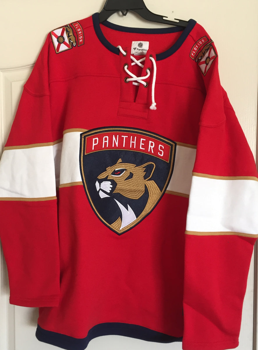 Florida Panthers Hockey RED JERSEY Men's NHL Adidas
