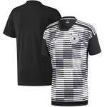 Adidas Germany Black White Preshirt Size M - Teammvpsports