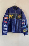 NASCAR Chase Authentics Wilson’s Leather Crown Royal Kurt Busch Jacket