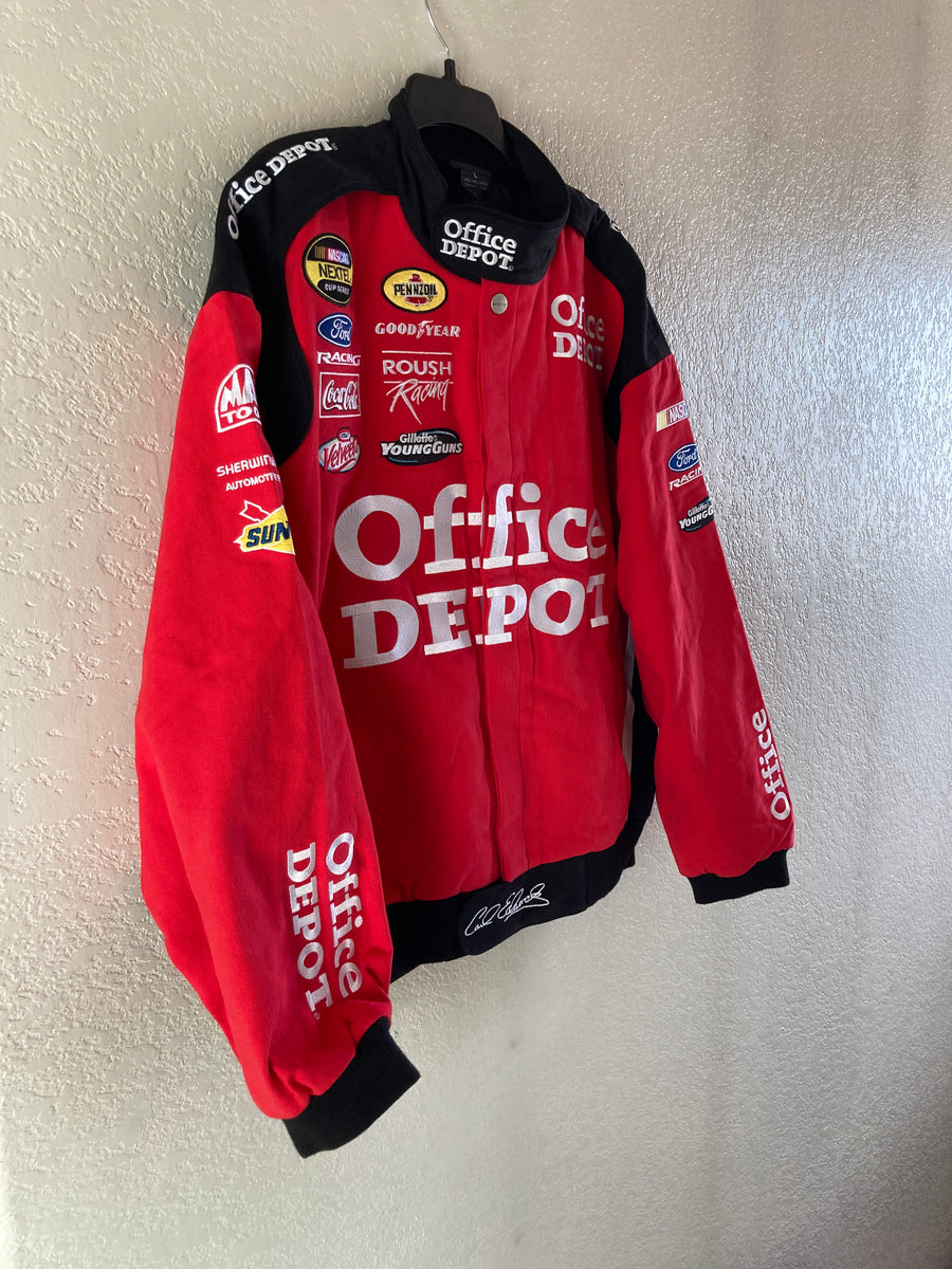 NASCAR Team Caliber Carl Edwards Office Depot Jacket – Team MVP Sports