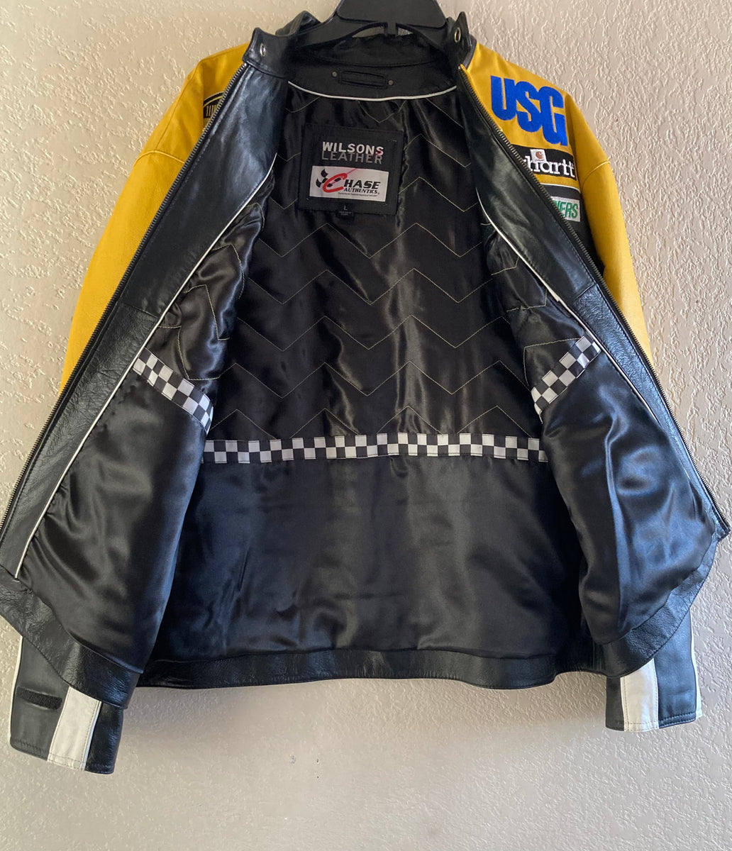 Wilson leather nascar sales jackets