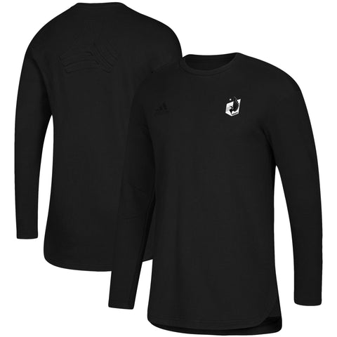 Adidas Minnesota United FC  Black Tango Sweat Long Sleeve Training Jersey Size XL - Teammvpsports