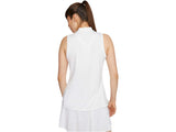 Nike Golf Dri-Fit Women's Sleeveless Golf Polo White