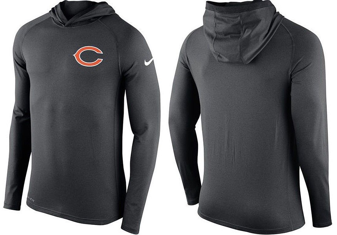 Men's Nike Chicago Bears Prime Logo Therma Hoodie