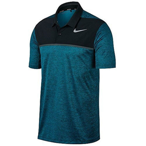 NIKE Mens TW Dry Blocked Golf Polo Shirt Blustery Size 2XL - Teammvpsports