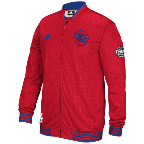 adidas Los Angeles Clippers Red On-Court Warm-Up Jacket Size M - Teammvpsports