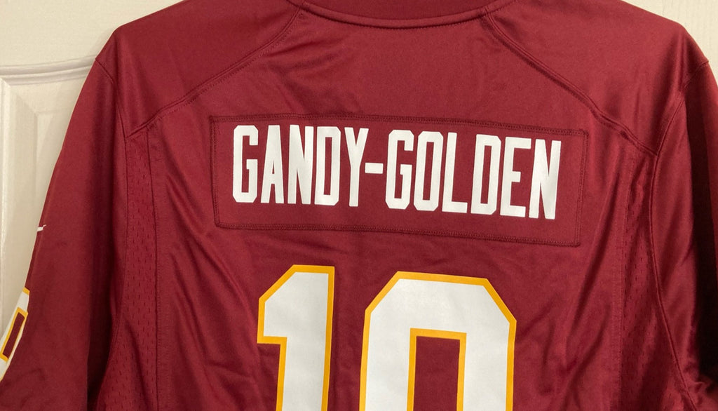 NFL Washington Football Team No10 Antonio Gandy-Golden Red Men's Mitchell & Nell Big Face Fashion Limited NFL Jersey