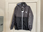 Spyder Hooded Windbreaker Snow Jacket Grey - Black