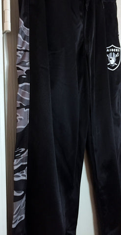 NFL Team Apparel Raiders Women's Track Pants Black Camo Size M, L, - Teammvpsports
