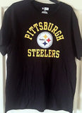 Pittsburgh Steelers Black Short Sleeve Tee Shirt Team Apparel Size L - Teammvpsports