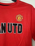 Manchester United Men's Red Tee Shirt - Size XL - Licensed Product - Teammvpsports
