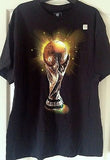 FIFA 2014 World Cup Brasil Official Licensed Tee Shirt World Cup Trophy Size L - Teammvpsports