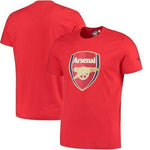 Puma Arsenal Crest T-Shirt rRed Soccer Fan Tee - Men's - Size XL - Teammvpsports