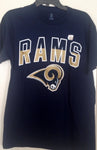 NFL Team Apparel Los Angeles Rams Navy Blue T-Shirt size M - Teammvpsports