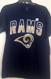 NFL Team Apparel Los Angeles Rams Navy Blue T-Shirt size M - Teammvpsports