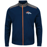 Denver Broncos Majestic Team Tech Reflective Men's Full Zip Jacket Size 2XL - Teammvpsports