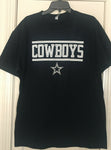 Dallas Cowboys Navy Blue Tee Shirt Size L - Teammvpsports