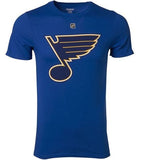 Reebok David Backer St Louis Blues Blue Tee Shirt Size 2XL - Teammvpsports