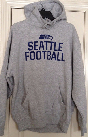 Seattle Seahawks Heather Gray Team Apparel Hoodie Size L - Teammvpsports