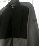 CALLAWAY Full-Zip Quilted Golf Jacket Opti-Therm Caviar Color Size L - Teammvpsports