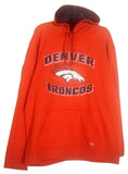 Denver Broncos Team Apparel TX3 Men's Orange Pullover Hoodie Size L - Teammvpsports