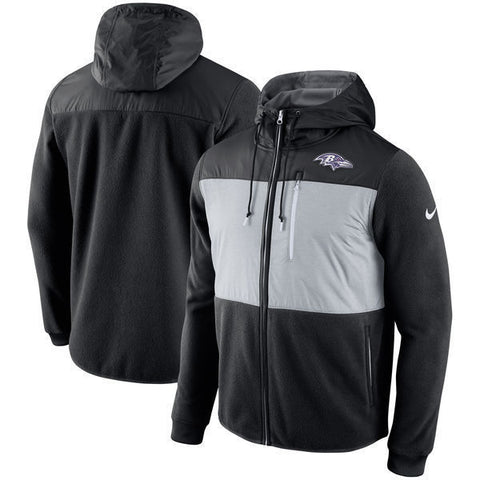 Baltimore Ravens Nike Champ Drive Hybrid Full Zip Jacket Hoodie Size 2XL - Teammvpsports