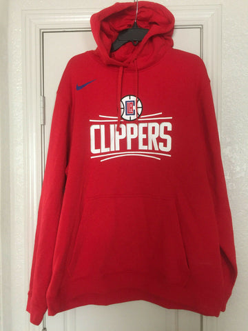 Nike Los Angeles Clippers Mens Red Logo Essential Hoodie Sizes M, L, 2XL - Teammvpsports