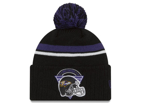 Baltimore Ravens New Era NFL Team Stacker Knit Beanie - Teammvpsports