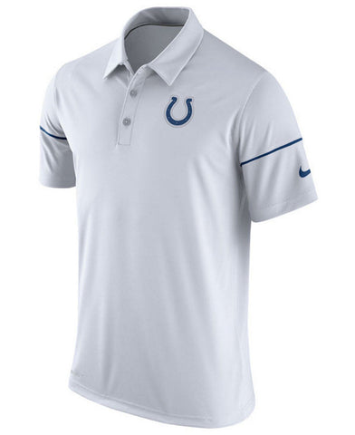 Nike Indianapolis Colts Team Issue Performance White Golf Polo Size XL - Teammvpsports
