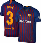Men's FC Barcelona Pique #3 Breathe Stadium Home Jersey Size XL MSRP $120 - Teammvpsports