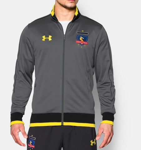 Under Armour Men's Colo Colo Gray Track Jacket Full Zip Sizes XL, L - Teammvpsports