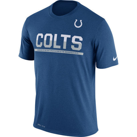 Nike Indianapolis Colts Team Practice Legend Performance T-Shirt Size XL - Teammvpsports