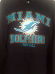 Miami Dolphins Team Apparel Black Hoodie Size M - Teammvpsports