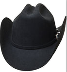 Bullhide 8X Montecarlo Collection Fur Blend Cowboy Hat EL CANTAUTOR Black - Teammvpsports