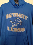 Detroit Lions  Team Apparel TX3 Men's Blue Pullover Hoodie Size XL - Teammvpsports