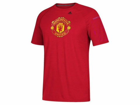 adidas Manchester United Club Team Crest Red Shirt, size 2XL - Teammvpsports