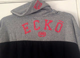 Ecko Unlimited Black Gray Lightweight Pullover Hoodie Size M - Teammvpsports
