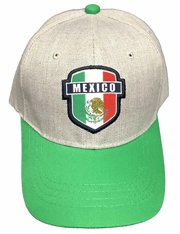 Mexico National Team Icon Sports Adjustable Green and Gray Cap - Teammvpsports