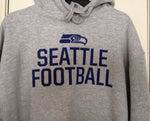 Seattle Seahawks Heather Gray Team Apparel Hoodie Size L - Teammvpsports
