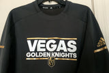 Vegas Golden Knights NHL Men's Grey Long Sleeve Player Crew Neck Sweatshirt S - Teammvpsports