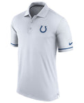 Nike Indianapolis Colts Early Season Performance White Golf Polo Size XL - Teammvpsports