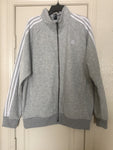 adidas Men's Athletics Badge of Sport 3 Stripe Cotton Fleece Pullover Size XL - Teammvpsports