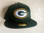 New Era Green Bay Packers Green 59FIFTY Cap Size 7 1/2 - Teammvpsports
