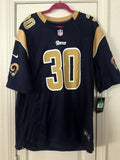 Nike Los Angeles Rams Todd Gurley II #30 Blue Game Jersey Size XL - Teammvpsports