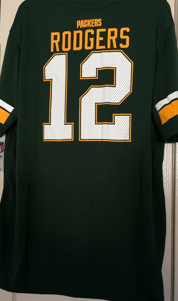 Men's Nike Aaron Rodgers Green Green Bay Packers Game Team Jersey